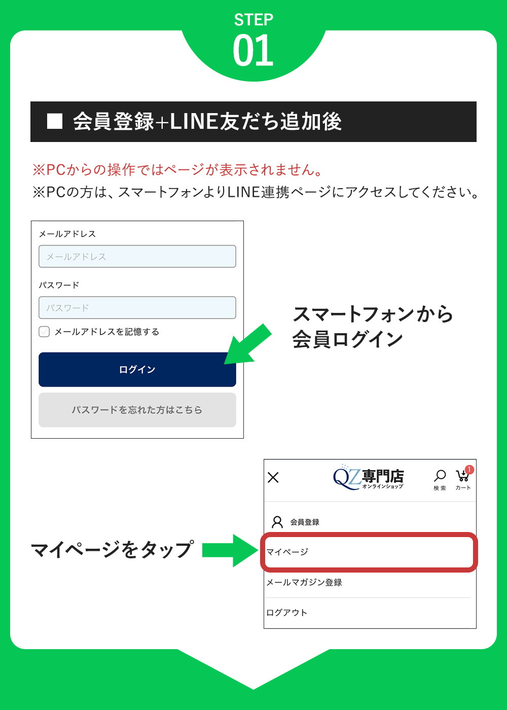 LINE ID連携方法1