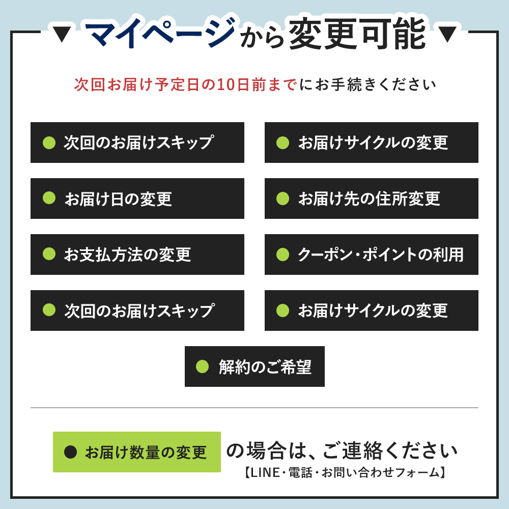 QZラクラク定期便について